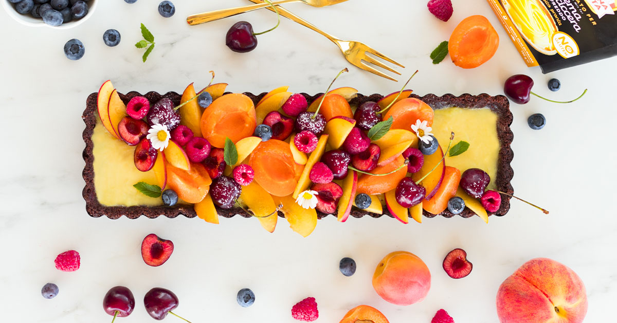 Dolce con crema e frutta, Nonna Anita