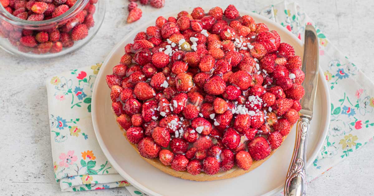 Crostata con fragoline di bosco, Nonna Anita