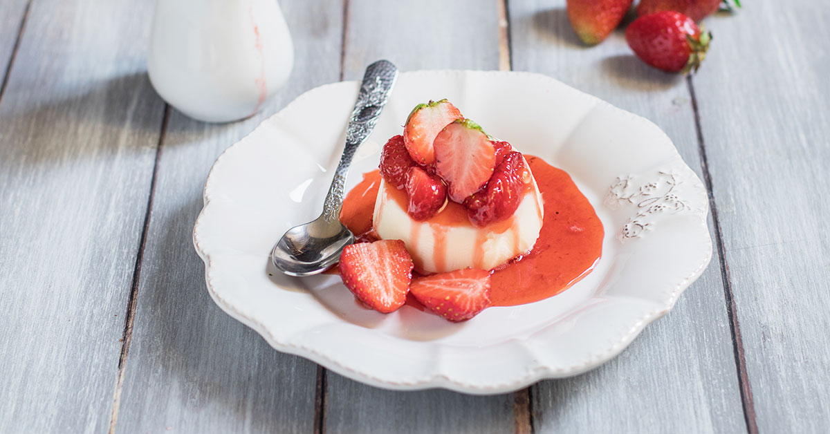 Panna cotta alle fragole, Nonna Anita